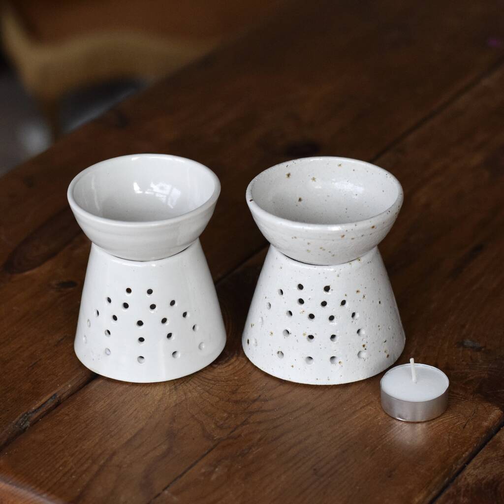 handmade ceramic oil burner by kate brigden ceramics