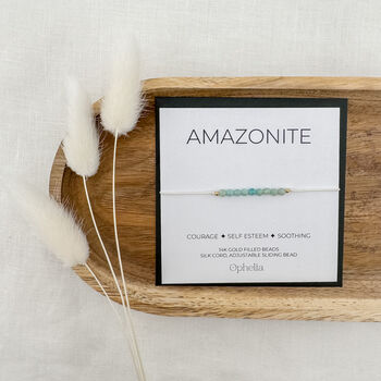 Amazonite Silk Bracelet, 2 of 6
