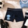 Personalised No.One Dad Football Underwear, thumbnail 1 of 4