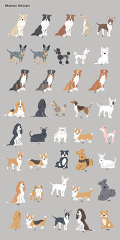 Choose The Breed Dog Note Cards With Envelopes, 5 of 9