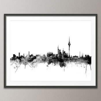 Berlin Germany Skyline Cityscape Art Print, 3 of 8