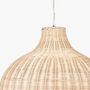 Natural Rattan Pendant Ceiling Light, thumbnail 4 of 8