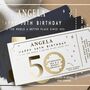 Personalised 50th Birthday Experience Gift Voucher, thumbnail 2 of 9