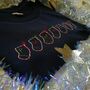 Embroider Your Own Navy Christmas T Shirt Kit, thumbnail 5 of 8