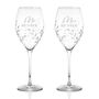 Personalised Set Of Two Floral Crystal Wine Glasses, thumbnail 5 of 8