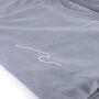 Wave Embroidered T Shirt, thumbnail 3 of 5