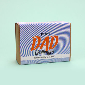 Personalised Dad Gift Challenges Game, 3 of 3