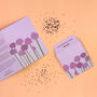 Herb Themed Greetings Card With Chives Seeds, thumbnail 1 of 5