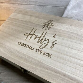 Personalised Artwork Christmas Eve Box Style One, 3 of 11
