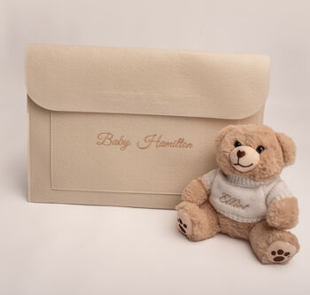 Personalised Baby Notes And Memory Folder, 3 of 5