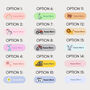 Personalised Iron On Clothing Name Labels, thumbnail 2 of 4