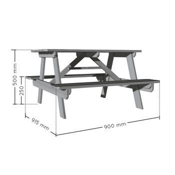 Childrens Picnic Table, 3 of 6