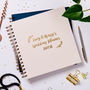 Personalised Gold Foil Ringbound Wedding Planner, thumbnail 1 of 4