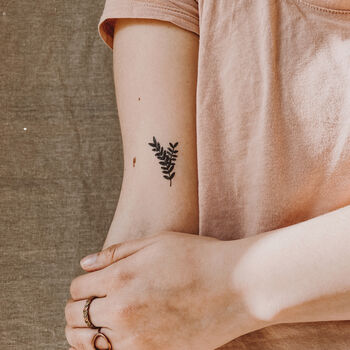 Colour Ferns And Florals Temporary Tattoos, 6 of 7