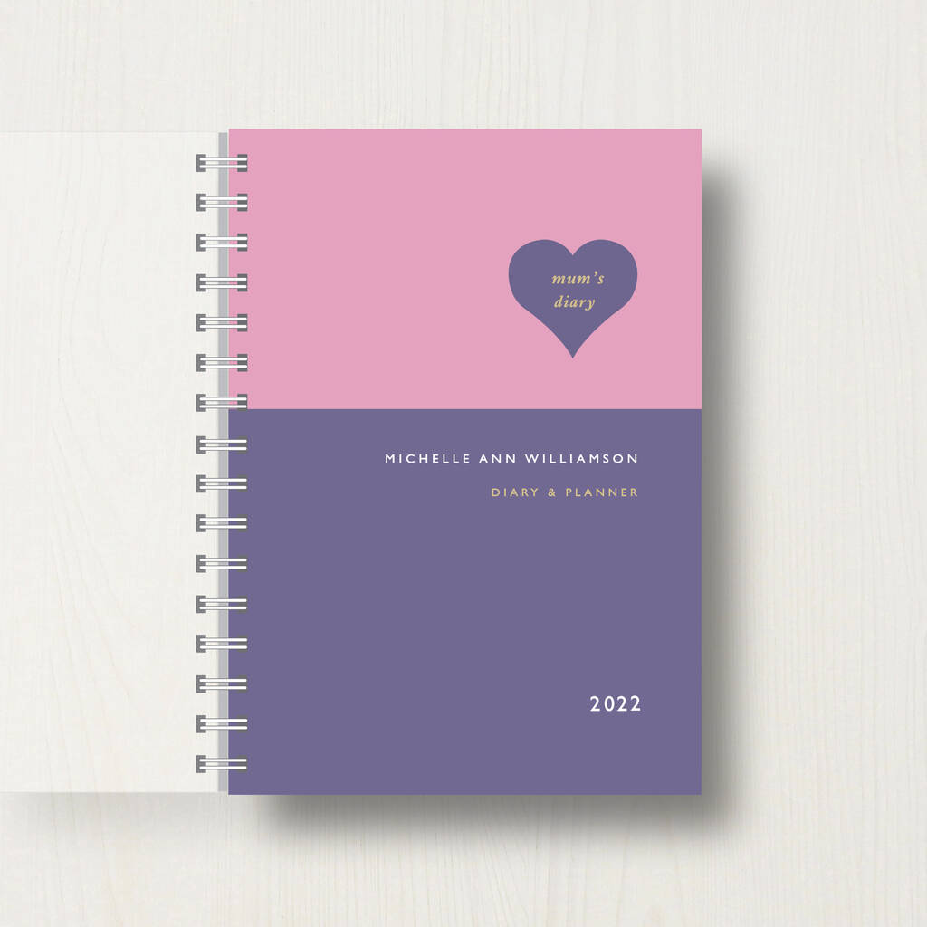 Personalised 2022 Diary For Mum, 1 of 10