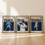 Set Of Three Tottenham Football Player Posters, thumbnail 1 of 6