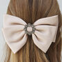 Crystal Rosette Hair Bow, thumbnail 3 of 7