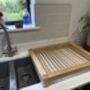 Stunning Solid Oak Draining Board/Rack Made To Order, thumbnail 3 of 3