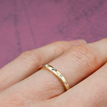 Sapphire And Diamond Eternity Ring, 8 of 9