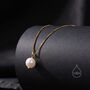 Irregular Shaped Natural Pearl Necklace, thumbnail 3 of 9