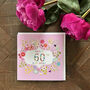 Floral 60th Birthday Card, thumbnail 3 of 5