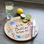 Personalised Serving Board Floral Spring Wedding Gift, thumbnail 1 of 2