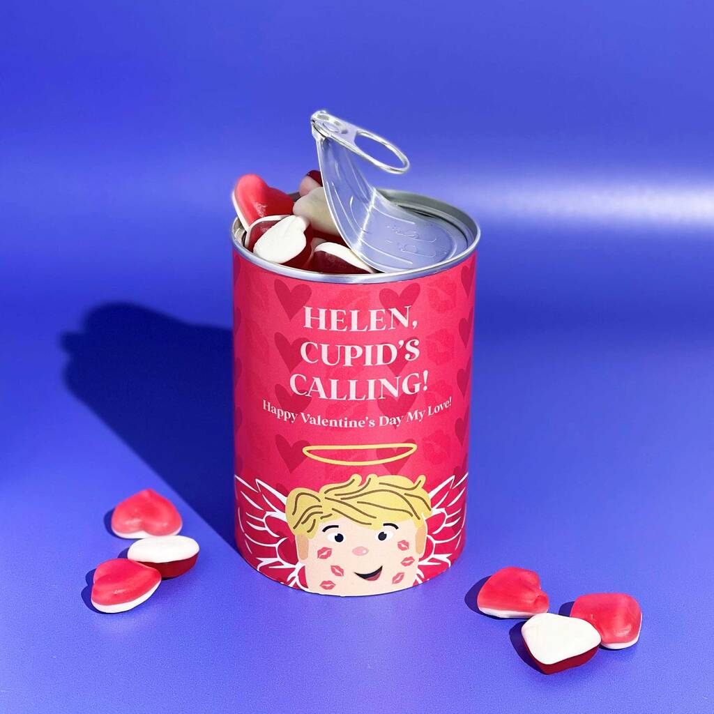 Personalised Cupid Valentine's Day Sweet Tin, 1 of 3