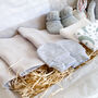 Pom Pom Booties Baby Letterbox Gift Hamper, thumbnail 4 of 4