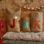 ' 3D ' Initial Glitter Christmas Sack, thumbnail 6 of 6