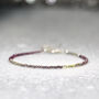 Multi Colour Skinny Sapphire Bracelet, thumbnail 6 of 11