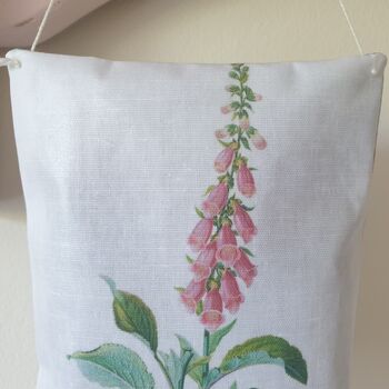 Lavender Sachet Hanging Decoration With Foxglove Print, 7 of 8
