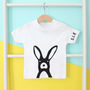 Bunny Or Bear Personalised Unisex T Shirt, thumbnail 4 of 5
