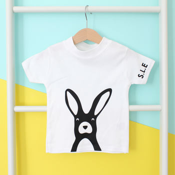 Bunny Or Bear Personalised Unisex T Shirt, 4 of 5
