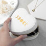 Lunar Phase White Heart Jewellery Case, thumbnail 5 of 11