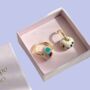 Murano Glass Bead Hoop Earrings, thumbnail 3 of 3