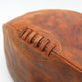 Personalised Leather Rugby Ball Wash Bag, thumbnail 4 of 9