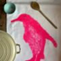 Pink Penguin Tea Towel, thumbnail 2 of 3