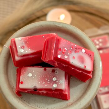 Soft Rose And Jojoba Wax Melt, Floral Home Fragrance, 4 of 5