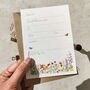 Wildflower Letters Ready To Write Party Invitations, thumbnail 2 of 9