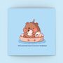 Cute Dim Sum Bear Birthday Card, thumbnail 1 of 8