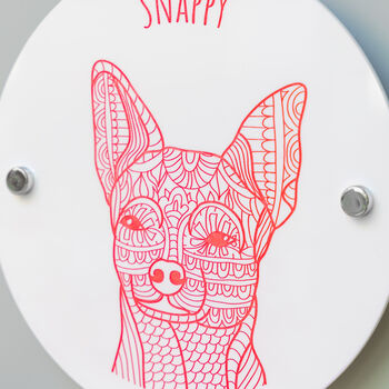 Personalised Chihuahua Wall Plaque, 3 of 4