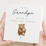 1st Fathers Day Bear Card For Grandpa, thumbnail 1 of 7