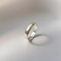 Adjustable Plain Pure Silver Band Cuff Ring, thumbnail 1 of 6
