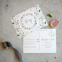 'Confetti' Concertina Fold Wedding Invitation, thumbnail 7 of 12
