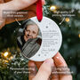 Memorial Christmas Ornament Personalised Photo Keepsake, thumbnail 2 of 8