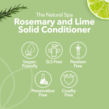 Rosemary Lime Conditioner Bar For All Hair Types, 4 of 10