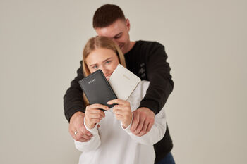 Personalised Wifey And Hubby Travel Set, 2 of 5