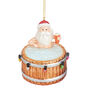 Glass Santa In A Hot Tub Bauble, thumbnail 1 of 2