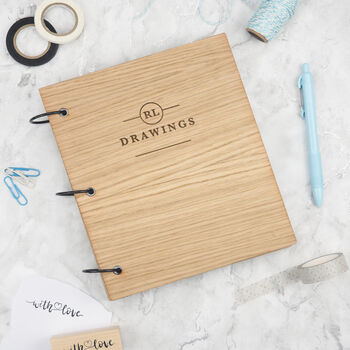 Personalised Initial Notebook Birthday Gift For Men Him, 4 of 12