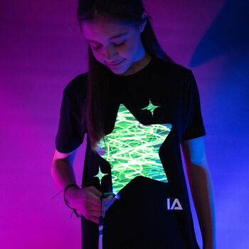Shining Star Interactive Glow In The Dark T Shirt, 2 of 6